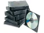 Q-connect Caja CD Slim con Interior Negro Pack 25 Unidades para Almacenamiento CD/DVD