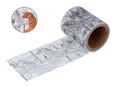 Innspiro Cinta Washi Tape COLORING Circo 50mmx5m