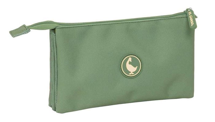 Portatodo Triple El Ganso Verde 22 x 12 x 3 cm