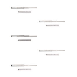 Emuca Lote de 5 juegos de guías para cajones, de bolas, altura 45mm, profundidad 350mm, extracción total, Cincado