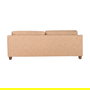 Sofá 3 Plazas Ocre Tejido-Madera 221 X 90 X 87 cm