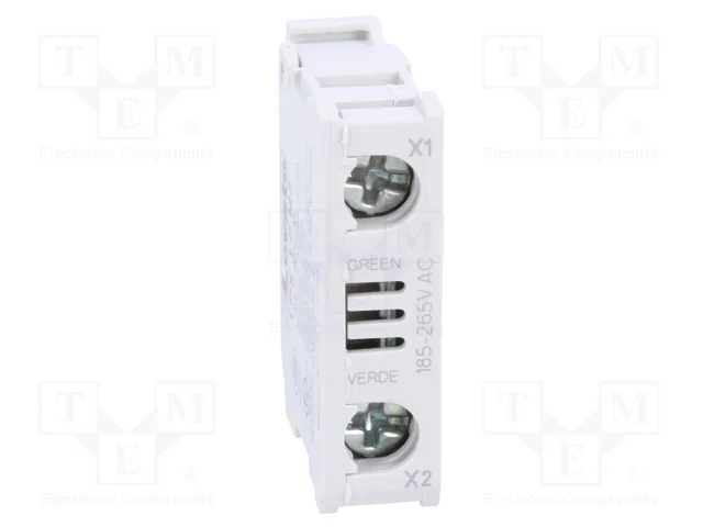 LOVATO ELECTRIC Elemento iluminador Platinum 22mm LED verde