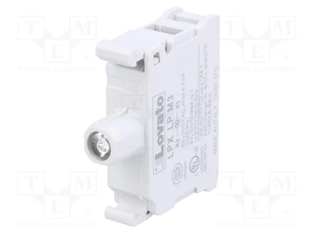 LOVATO ELECTRIC Elemento iluminador Platinum 22mm LED verde