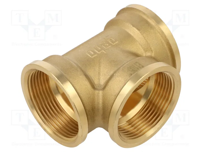 GEBO Conector en T Hembra-Hembra-Hembra BR G 1 1/2 pulg.