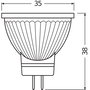 Ledvance/Osram LVE-4099854050268 Lámpara LED Reflectora MR11 GU4 Baja Tensión 4.5W 345Lm 2700K Luz Cálida 36° Regulable CRI90 IP20
