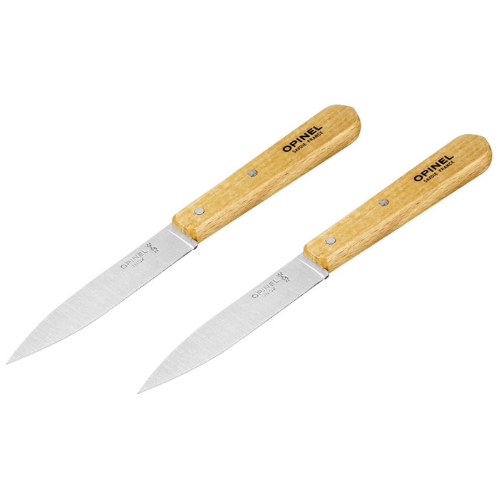 Opinel Set de cuchillos de cocina No. 112, 2 piezas, natural Opinel Set de cuchillos de cocina No. 112, 2 piezas, natural