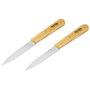 Opinel Set de cuchillos de cocina No. 112, 2 piezas, natural