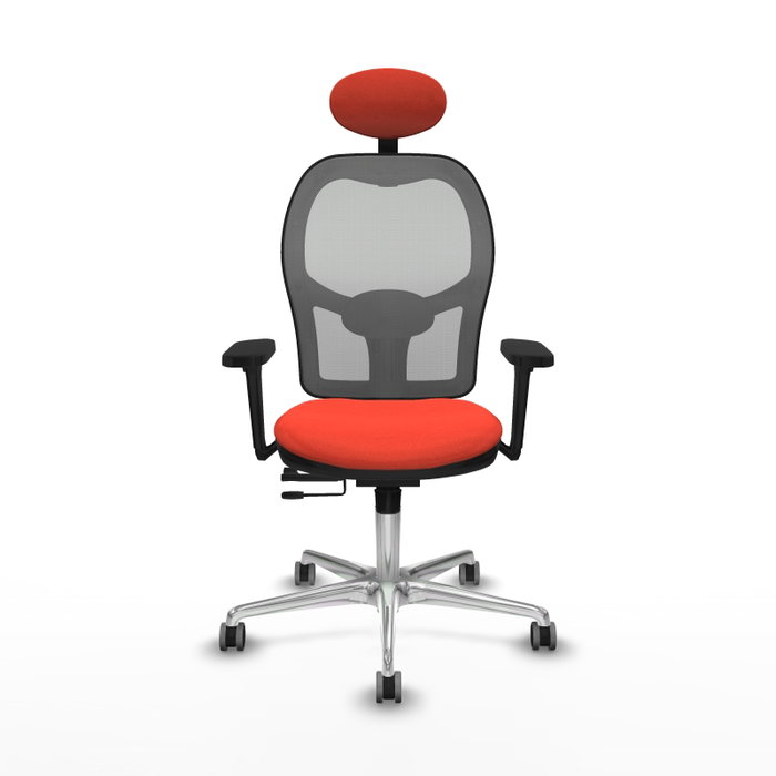 PIQUERAS Y CRESPO Silla de oficina Jorquera Naranja oscuro y Gris PIQUERAS Y CRESPO Silla de oficina Jorquera Naranja oscuro y Gris
