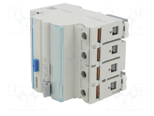 Hager CDA440D Interruptor diferencial 4 polos 40A 30mA Tipo A