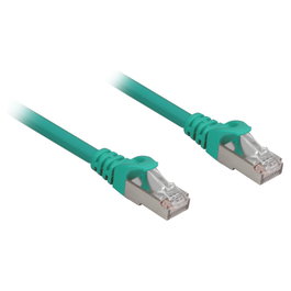 Sharkoon Patchkabel RJ45 Cat.6a SFTP Verde 1,5m
