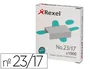 Rexel Grapas 23/17 Acero Caja 1000 Unidades
