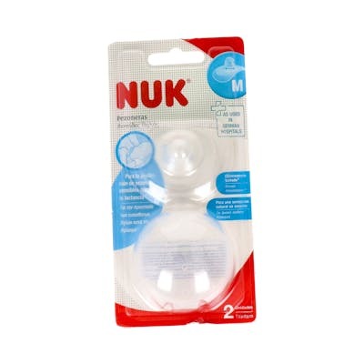 NUK Pezoneras de Silicona Talla M (2 unidades) NUK Pezoneras de Silicona Talla M (2 unidades)