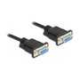 DeLOCK Cable Serie RS-232 D-Sub 9 Hembra a Hembra Módem Nulo 10 m