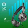 NGS Auriculares MSX 10 Pro Diadema para Gaming Alámbrico con Micrófono Flexible, Negro, Jack 3.5 mm, Compatibles con PC, Xbox y PlayStation