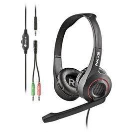 NGS MSX 10 Pro Auriculares Supraurales con Micrófono Negro
