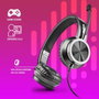 NGS MSX 10 Pro Auriculares Supraurales con Micrófono Negro