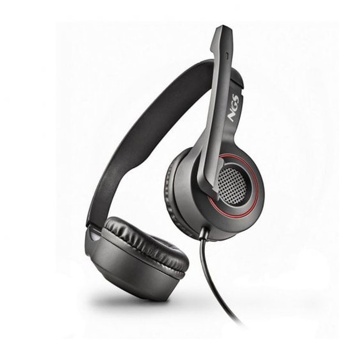 NGS MSX 10 Pro Auriculares Supraurales con Micrófono Negro