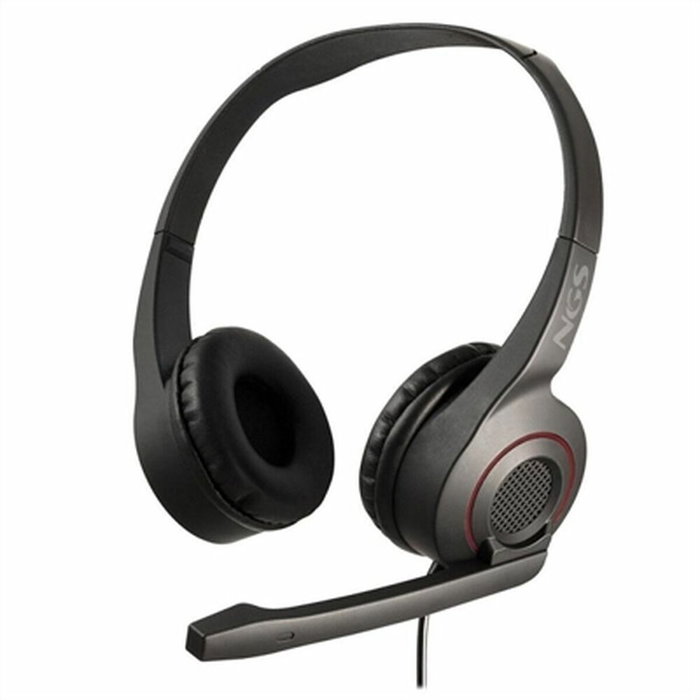 NGS MSX 10 Pro Auriculares Supraurales con Micrófono Negro