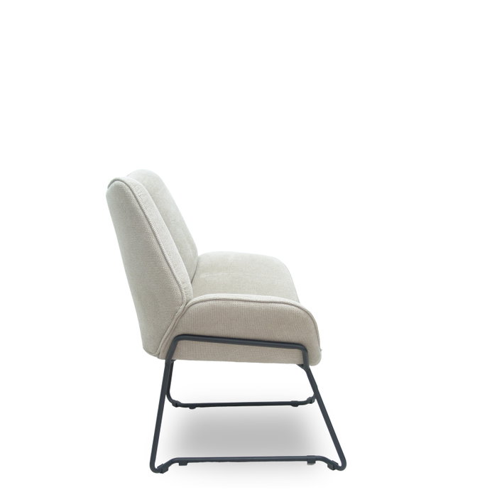 FORÖL Sillón de espera Opti526 en tela beige FORÖL Sillón de espera Opti526 en tela beige