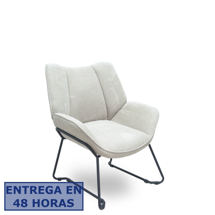 FORÖL Banqueta Módulos con respaldo fijo y tela beige