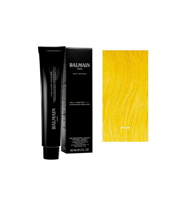 Couleurs Couture, Tinte permanente para el cabello, Yellow, 60 ml Couleurs Couture, Tinte permanente para el cabello, Yellow, 60 ml