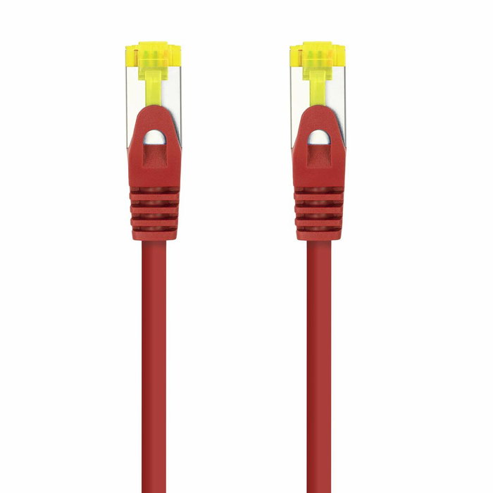 Nanocable Cable de red latiguillo RJ45 LSZH Cat.6A SFTP AWG26, Rojo, 2.0 m