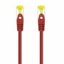 Nanocable Cable de red latiguillo RJ45 LSZH Cat.6A SFTP AWG26, Rojo, 2.0 m