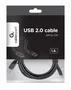 Gembird Cable USB 2.0 A a USB Tipo C de 1.80 m Negro - CCP-USB2-AMCM-6 - Velocidad 480 Mbps, Carga 3A/36W, Contactos Chapados en Oro