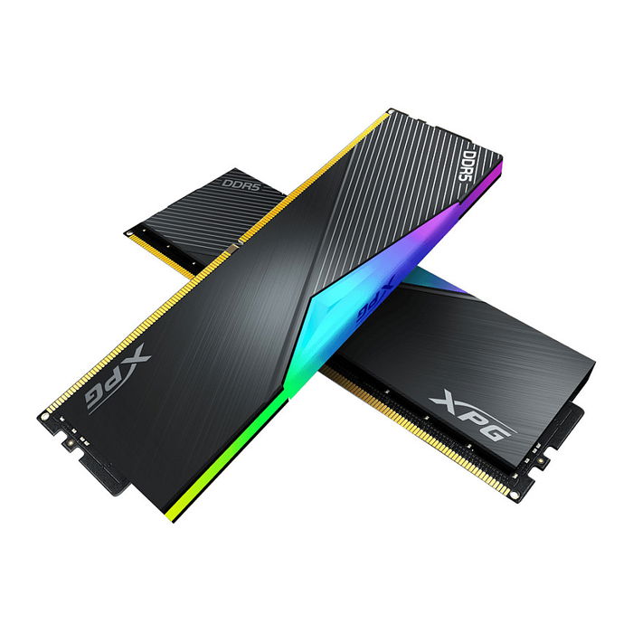 ADATA AX5U6000C3032G-DCLARBK Lancer RGB 64GB (2x32GB) DDR5 6000MHz CL30 Dual-Kit Negro Intel XMP 3.0 AMD EXPO 1.0