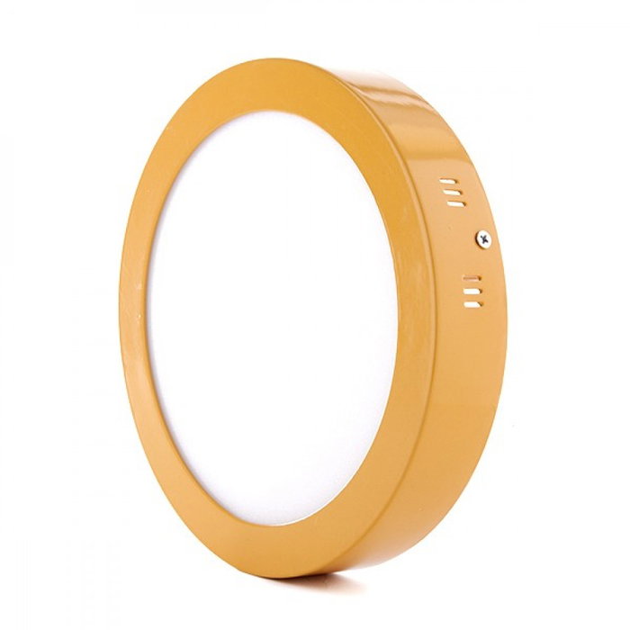 Plafón LED Circular Amarillo 18W 1800Lm 2700K Blanco Cálido