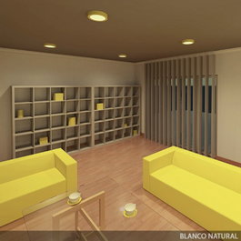 Plafón LED Circular 18W 1800Lm 2700K Amarillo