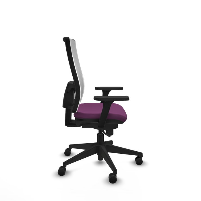 PIQUERAS Y CRESPO Silla de oficina Horna Morado y Blanco