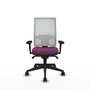 PIQUERAS Y CRESPO Silla de oficina Horna Morado y Blanco