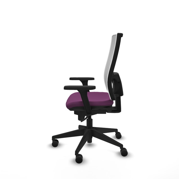 PIQUERAS Y CRESPO Silla de oficina Horna Morado y Blanco