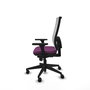 PIQUERAS Y CRESPO Silla de oficina Horna Morado y Blanco