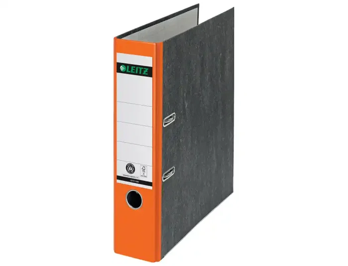 Esselte Archivador de Palanca DIN A4 Cartón Jaspeado Lomo 80 mm Naranja Esselte Archivador de Palanca DIN A4 Cartón Jaspeado Lomo 80 mm Naranja