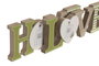 DKD Home Decor Decoración MDF Aceite de Oliva Verde y Natural 30x2x10