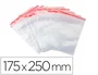 Q-connect Bolsa de plástico autocierre 175x250 mm paquete de 100 unidades