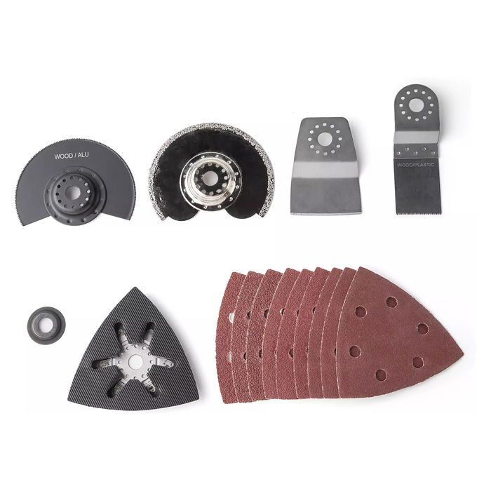 Einhell VARRITO Herramienta Multifunción a Batería, Desbastado, Lijado, Velocidad Ajustable, 20000 OPM, Ión de Litio