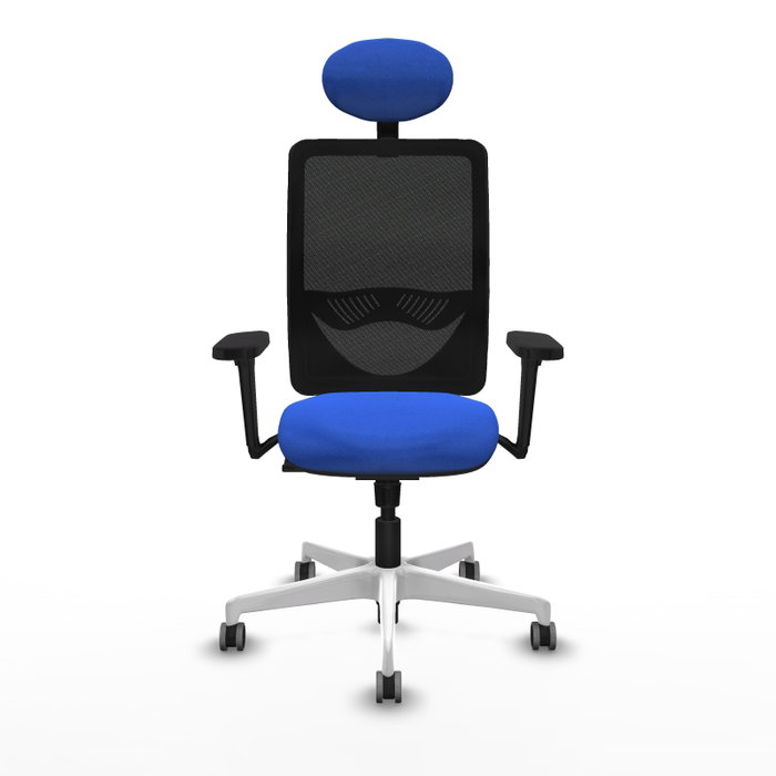 PIQUERAS Y CRESPO Silla de oficina Zulema con Mecanismo Sincro Azul y Negro PIQUERAS Y CRESPO Silla de oficina Zulema con Mecanismo Sincro Azul y Negro