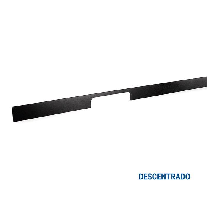 Viefe Tirador Aluminio Peak Negro Cepillad Dist. Agujero 1120 Mm