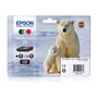 Epson T2616 Multipack #26 - Cartuchos de Tinta Originales para Epson Expression Premium XP-820/720/625/620/520 - Negro, Cian, Magenta, Amarillo - 6,2 ml y 4,5 ml - OEM C13T26164010