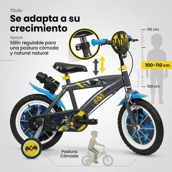 Toimsa Bicicleta Batman 14" (4-6 años)