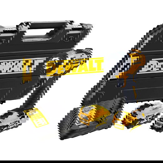 DeWALT DCF901P2-QW Llave de Impacto 12V 340 Nm 2x5Ah Batería Amarillo Negro