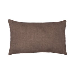 Ixia Cojín Chocolate Algodón-Poliéster 50 x 30 cm