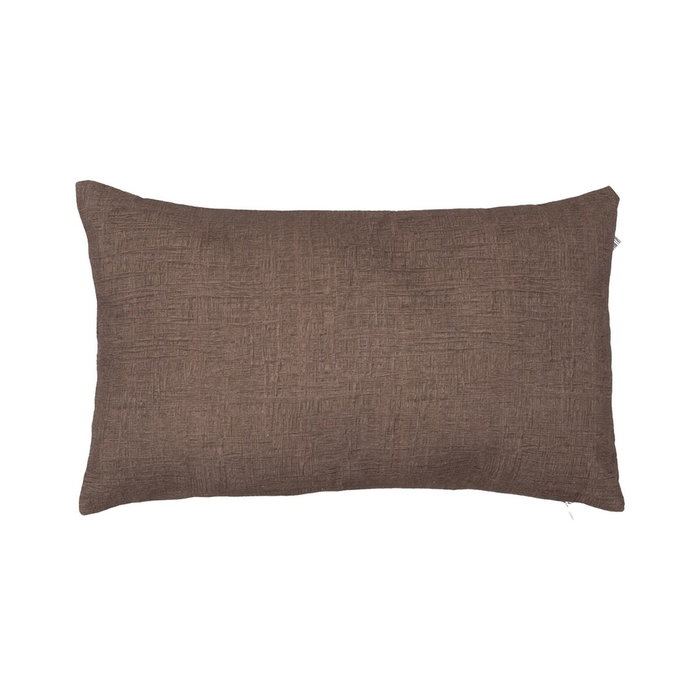 Ixia Cojín Chocolate Algodón-Poliéster 50 x 30 cm Ixia Cojín Chocolate Algodón-Poliéster 50 x 30 cm