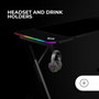 Mars Gaming MGD-X120RGB Mesa Gaming RGB Negro