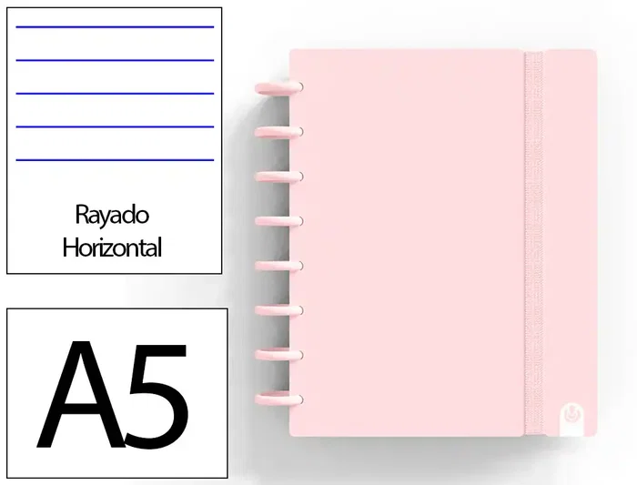 Carchivo Cuaderno Ingeniox Foam A5 80 Hojas Rayado Horizontal Rosa Pastel Carchivo Cuaderno Ingeniox Foam A5 80 Hojas Rayado Horizontal Rosa Pastel