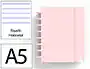 Carchivo Cuaderno Ingeniox Foam A5 80 Hojas Rayado Horizontal Rosa Pastel