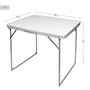 Color Baby Mesa Camping Plegable 80X60X70 Cm Blanca